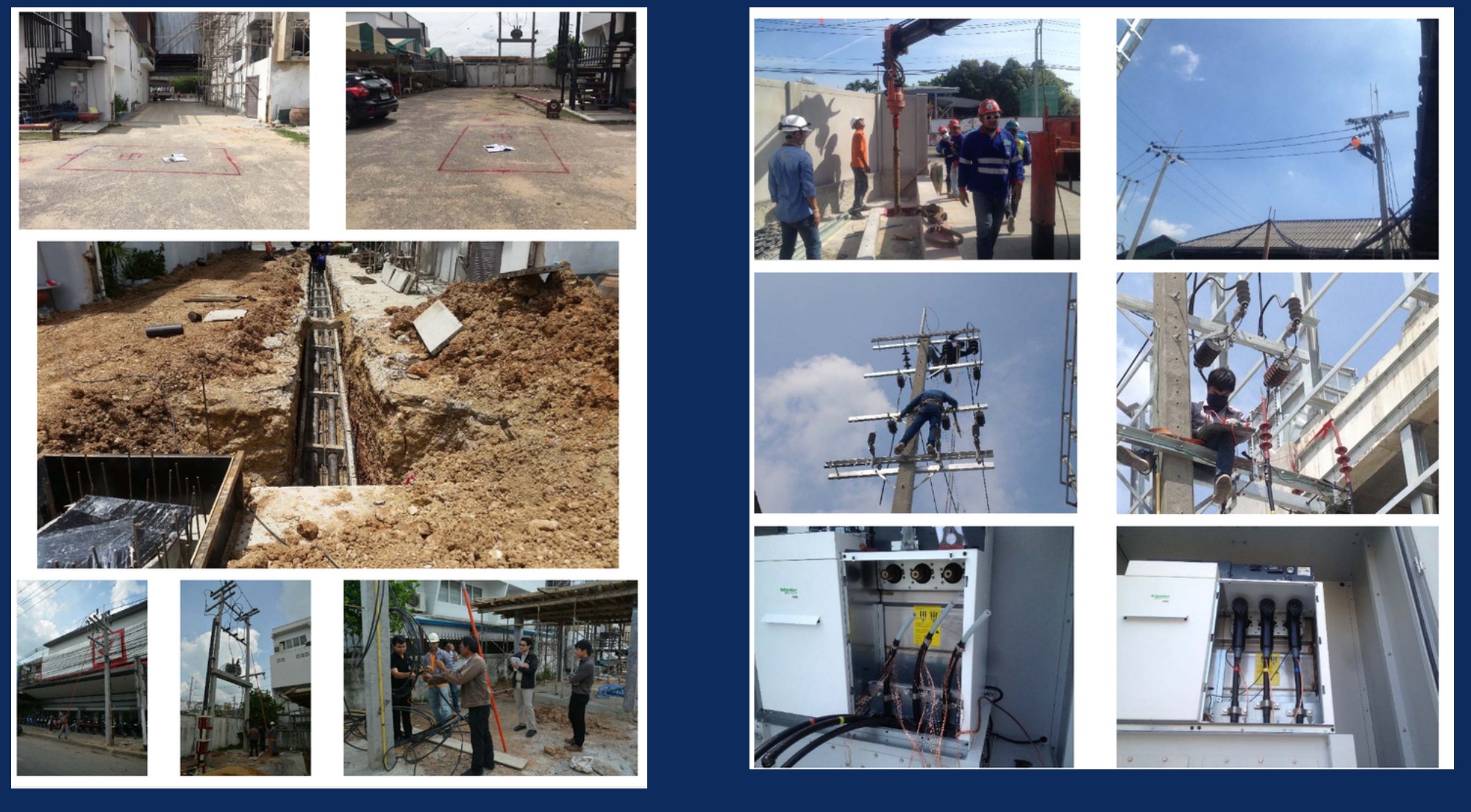Electrical engineering and installation work